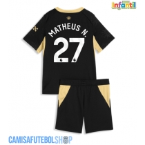 Camisa de time de futebol Manchester City Matheus Nunes #27 Replicas 2º Equipamento Infantil 2026-27 Manga Curta (+ Calças curtas)